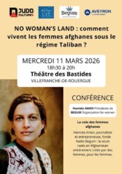 Conférence de Hamida Aman sur comment vivent les femmes afghanes sous le régime des Taliban
